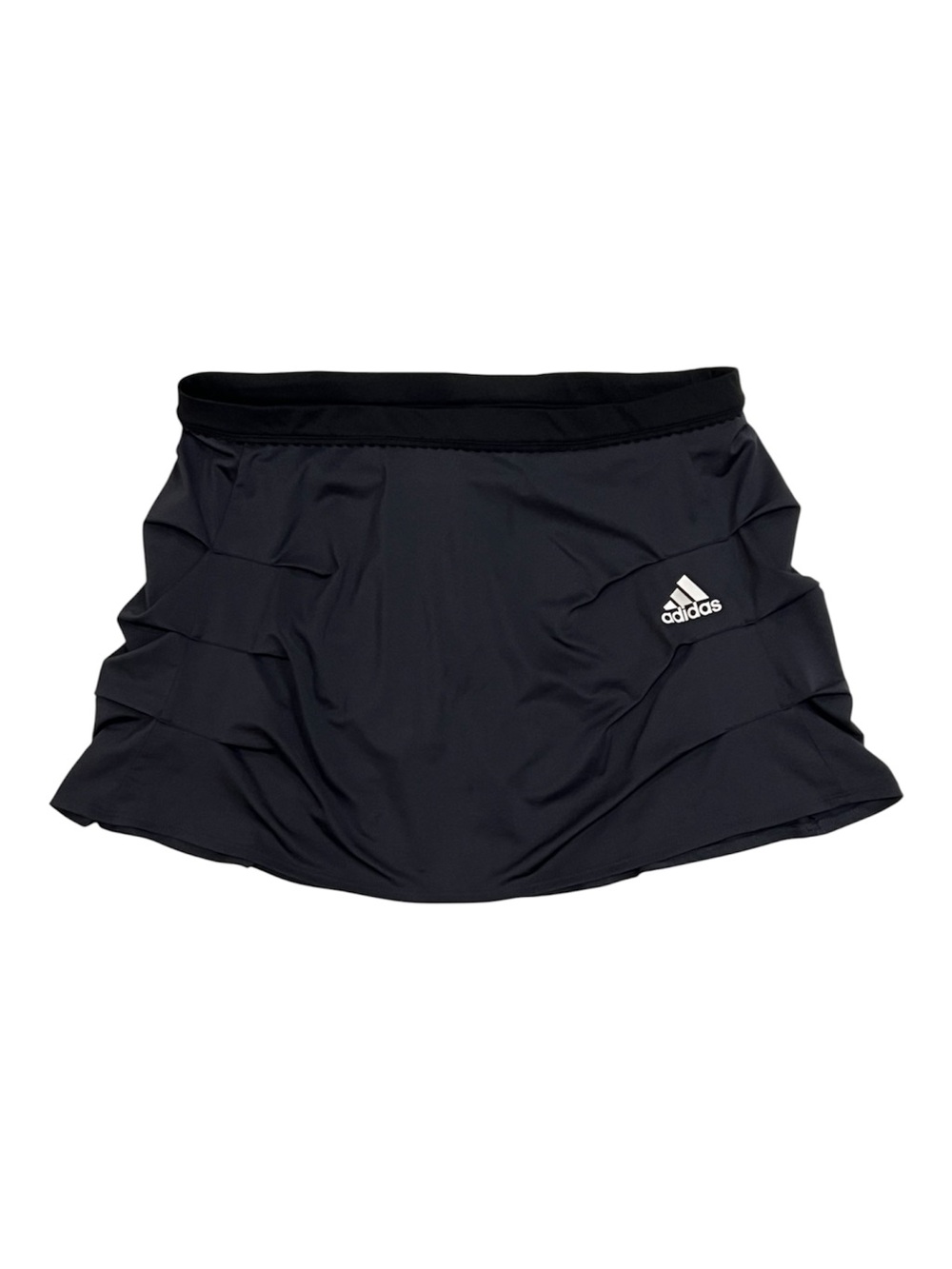 Adidas Black Climacool Ruched Tennis Skirt with Built in Shorts Size Medium - Picture 3 of 8